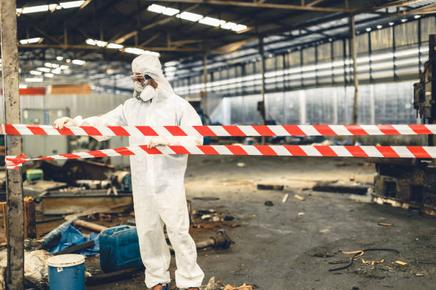 Professional Crime Scene Cleanup technician working in Hiram, GA